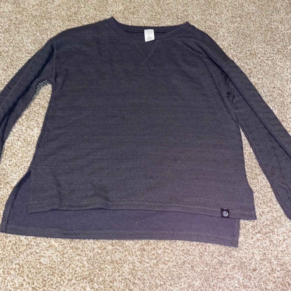 Grey T&B Sweater